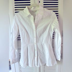 Anthropologie white button down